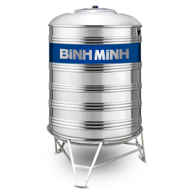 Bồn nước inox Bình Minh 1000 lít đứng SUS 304